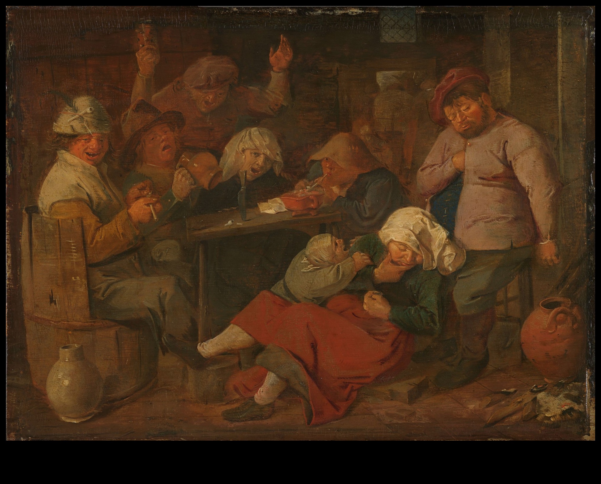 Adriaen Brouwer's Tavern Masalları: Hollanda Sanatında Merraman Sahneleri