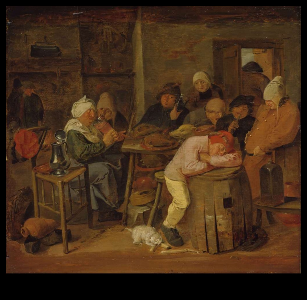 Adriaen Brouwer's Tavern Masalları: Hollanda Sanatında Merraman Sahneleri